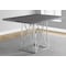 Monarch Specialties Dining Table - 36"X 48" / Grey / Chrome Metal I 1059 - alternate 4